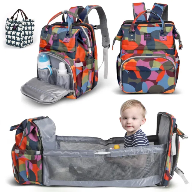 Diaper Bag Backpack With Changing Station