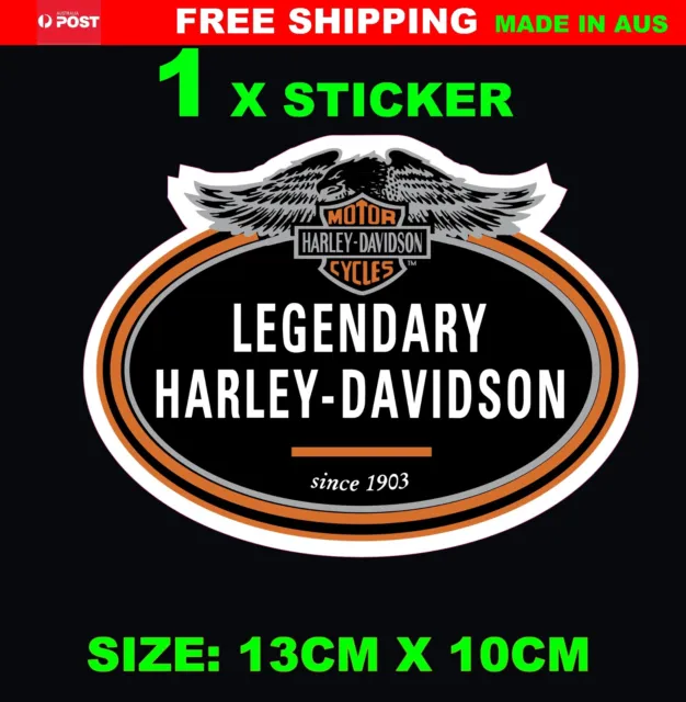 HARLEY Davidson Sticker X 1 Man Cave, Toolbox. Bike