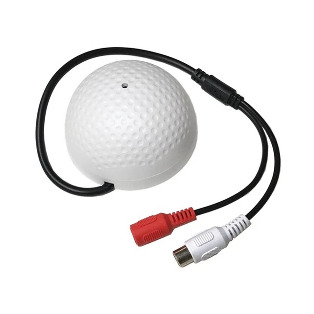 AUDIO MONITORING MIC Sound Pickup Microphone for CCTV Surveillance ...