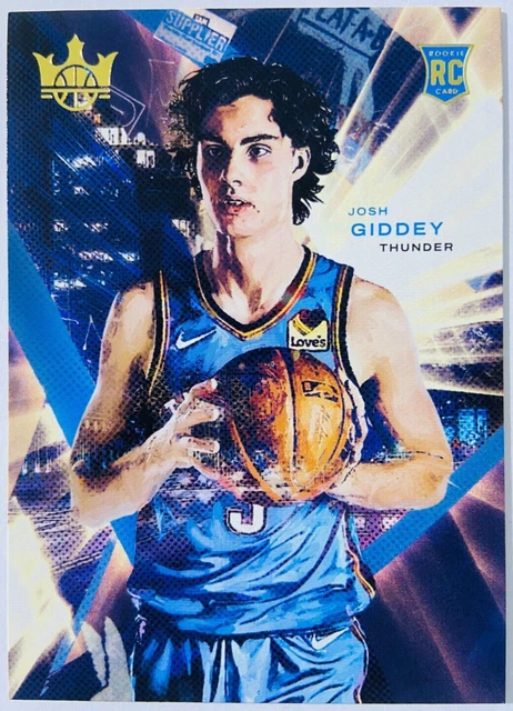Okc Rookie JOSH GIDDEY - Oklahoma City Thunder 2021-22 Panini Court Kings RC ...
