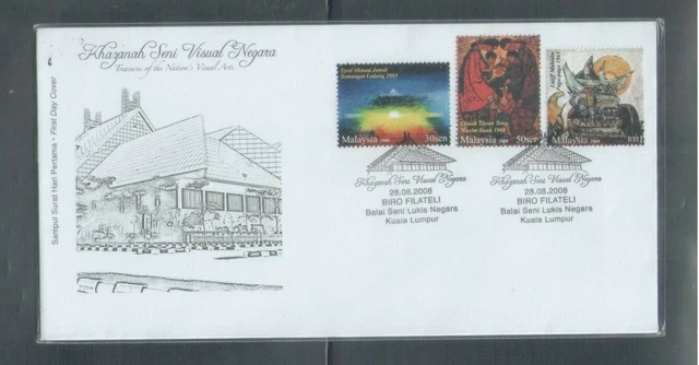 Malaysia 2008 Schätze Der Nationen Visual Fdc