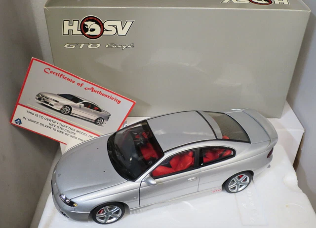 Holden Monaro CV8 AUTOart 1/18 Gris – Miniature De Collection Rare, Série Tourisme