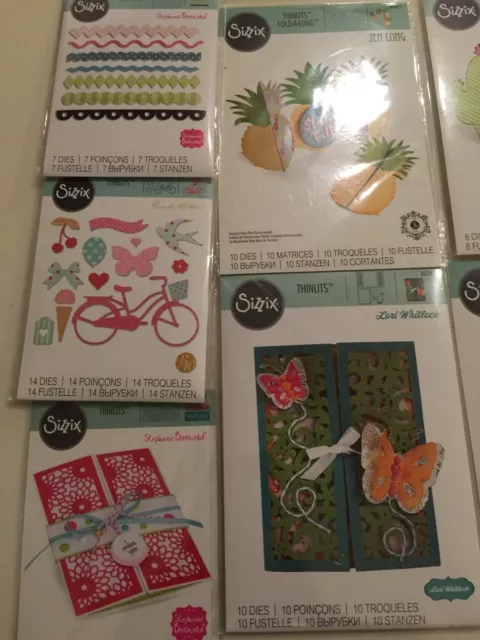 Sizzix Thinlits Die Set Pick 1 of 17 Dies New 3