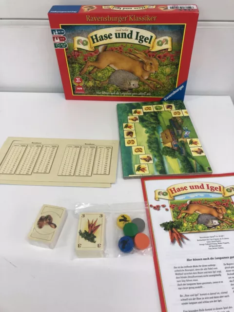 Ravensburger 26028 - Hase und Igel - Kinderspiel ab 10 Jahren, Strategiespiel