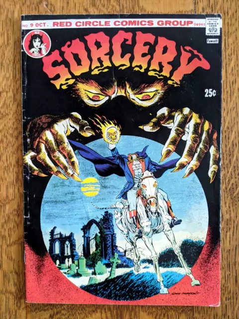 💎 Sorcery #9 (Red Circle / Archie 1974) Bronze Age Horror Comic COMBINE SHIP 💎