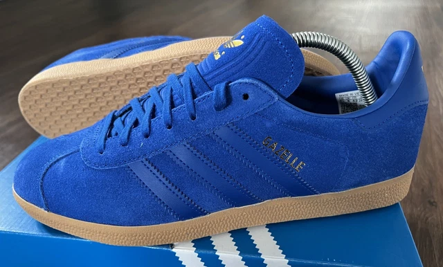 ADIDAS Gazelle Originals Men’s Terrace Trainers/Sneakers, Blue - Size 8
