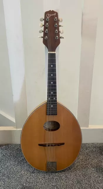 Ozark Professional Eight String Mandolin with paper label, Made in Japan