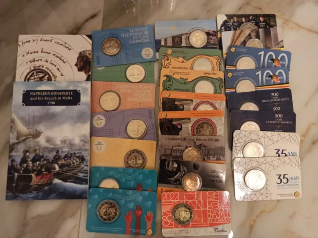 2 euro Commemorativi rari da collezione Serie Completa Dal 2004 Al 2023