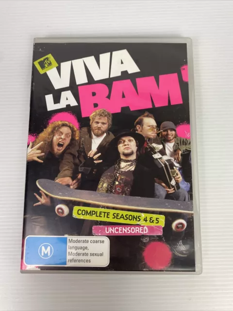 Viva La Bam: Complete Seasons 4 & 5 DVD (Region 4) Uncensored