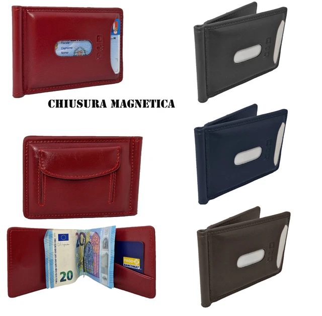 Portafoglo mnmalsta n pelle per uomo, porta carte da donna