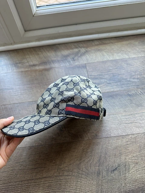 Gucci cap blue sales stripe