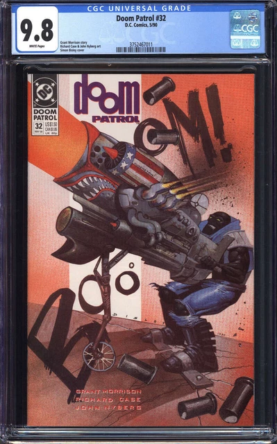 Doom Patrol #32 Cgc 9.8 White Pages // Dc Comics 1990