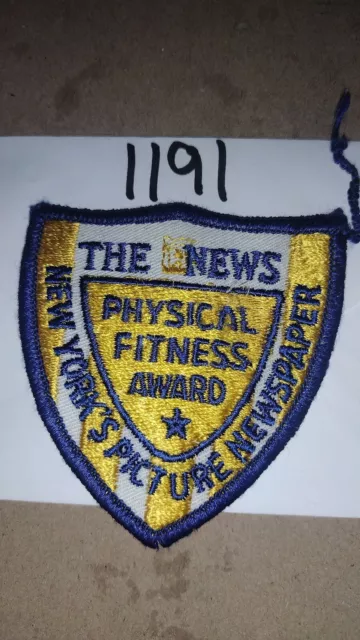 sew on patches vintage The New Physical Fitness Award New York's Picture...