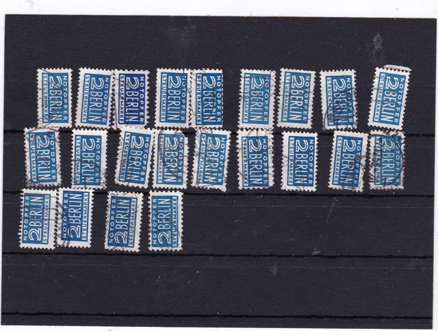 Francobolli Bizonale (Allied Cast) 1948 Mi z2BB z zwangszuschlag MNH 1 (10527211