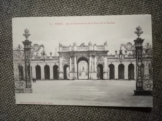 Cpa Nancy Triumphal Arc