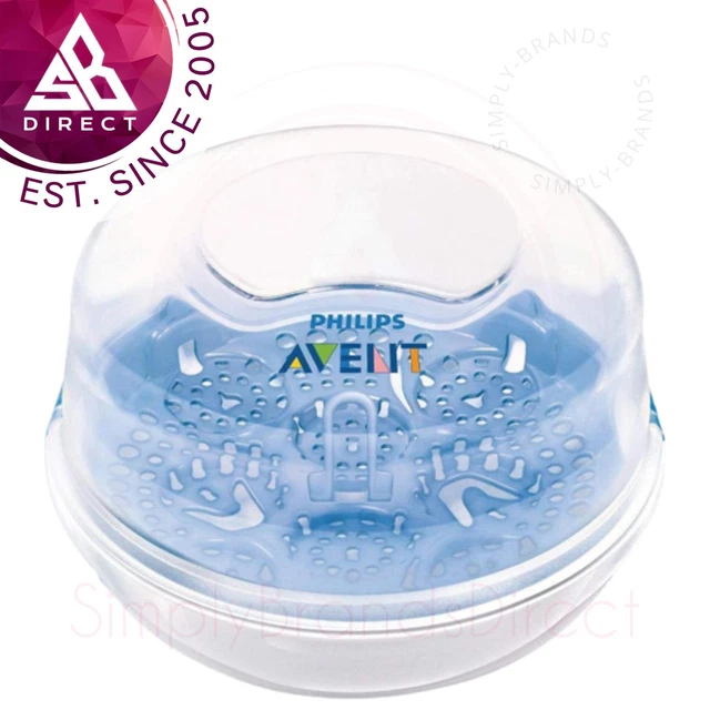 Philips Avent Micro-Ondes Stérilisateur pour Bébé Biberons │ Kill 99%
