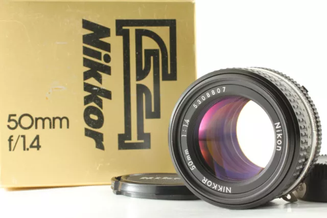 [Almost MINT in Box] Nikon Nikkor Ai-s Ais 50mm f/1.4 Prime Lens From JAPAN