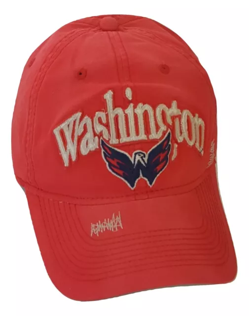 Reebok Washington Capitals Cap Adjustable Slouch Hat New with Flaw