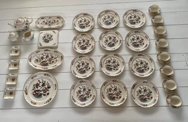 Villeroy & Boch - Phoenix Red Vintage Dinner Service Rare 39 Pieces C 1940-50’s