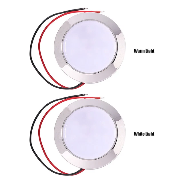 12V 24V Auto 24 SMT LED Dome Reading Lamp for Caravan RV Marine Car Interior 2