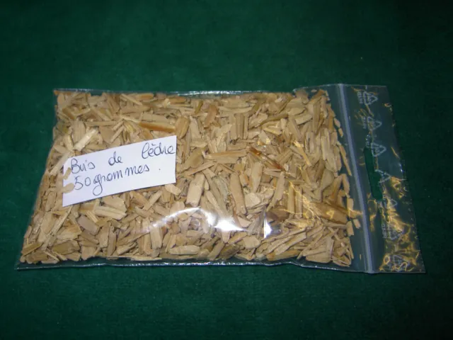 Bois de cèdre - 50 grammes