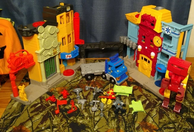 Imaginext Rescue Center FISHER PRICE/IMAGINEXT/RESCUE CITY/CENTER Fire/Police Station/Firehouse ...