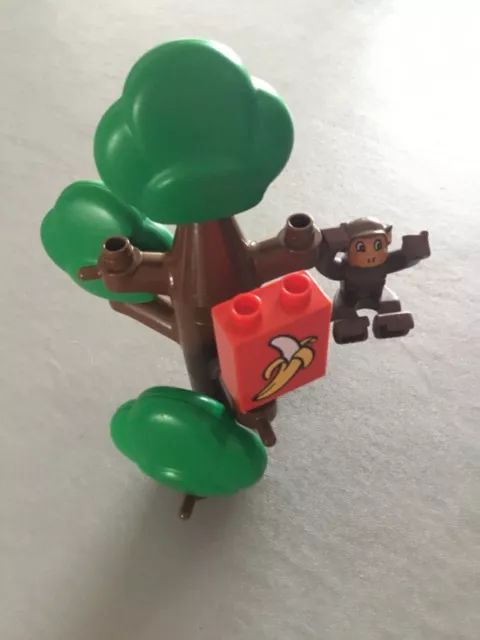 Lego Duplo Scimmia sull'albero con mattoncini di banana