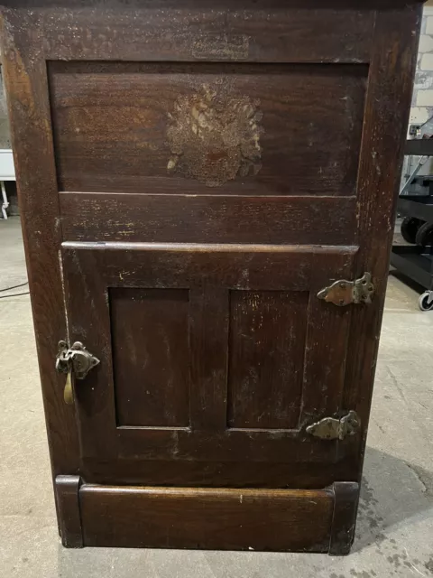 Vintage Wooden Ice Box