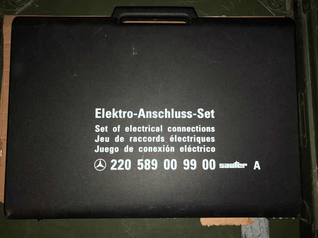 MERCEDES-BENZ W 220 589 00 99 00 Elektroanschluß-Set + W 124 589 09 63 ...