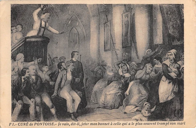 Cpa 95 Le Cure De Pontoise