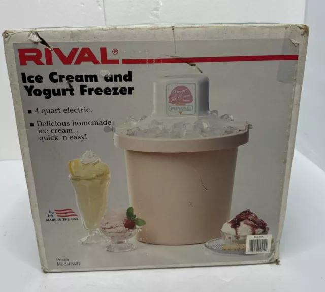 Rival ice cream maker 8401 outlet