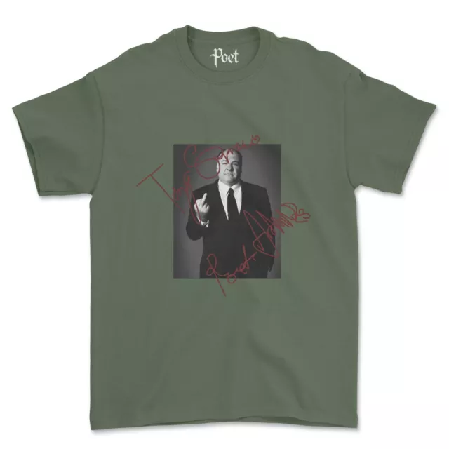 Tony Soprano T-Shirt James Gandolfini The Sopranos Poet Archives Sopranos Tee