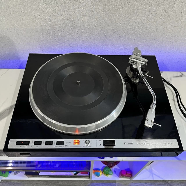 TOCADISCOS SANSUI QUARTZ-SERVO Modelo SR-838 Accionamiento Directo