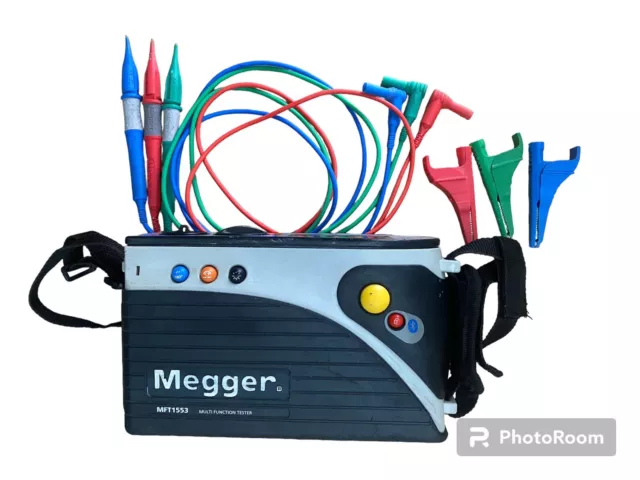 Megger MFT1553 Multifunction Installation Tester Plus Leads Bluetooth