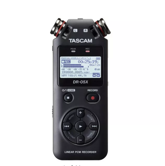 TASCAM DR-05X Handheld Digital Recorder