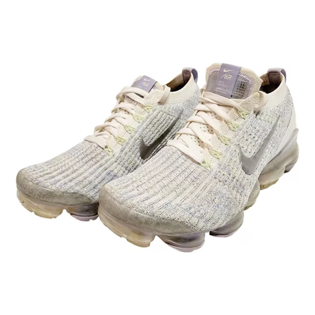 Women's Nike Air Vapormax Flyknit 3 Barely Volt White Lavender Size 9 AJ6910-102