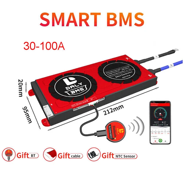 DALY BMS 13S 48V 100A Li-ion Batteria Scheda di