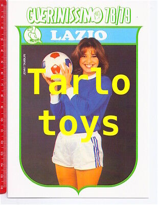 GUERINISSIMO 1978/79 postcard cartolina LAZIO calcio Jenny Tamburi 