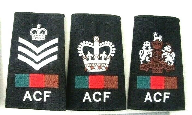 ROYAL TANK REGIMENT Acf Rank Slides - Rtr Trf Sgt Ssgt Wo2 Wo1 Cadets ...