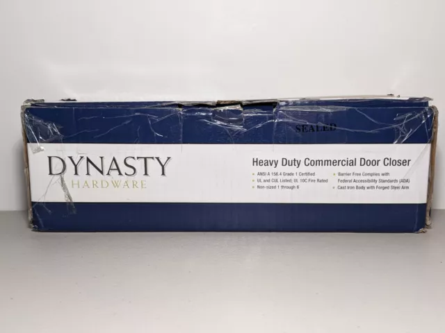 Dynasty Hardware 4401-ALUM Surface Mount Heavy Duty Commercial Door Closer