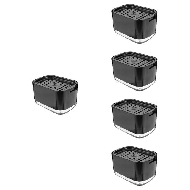 5 piezas Soporte de esponja esponja dispensador de jabón tipo prensado dispensador de jabón