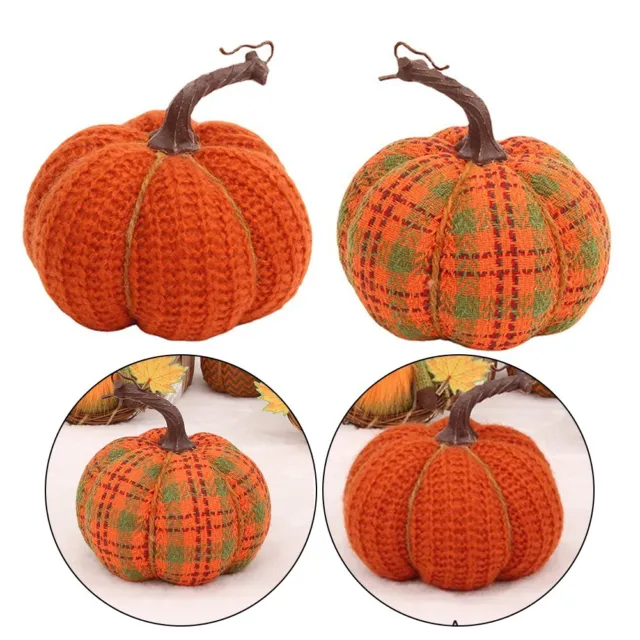 Durable Pumpkin Ornament High-quality Material Holiday-themed PP Cotton Filled