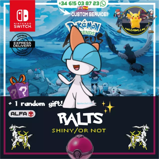 🍊Shiny/Non-shiny Ralts/Gardevoir/Gallade 6IV🍇Pokémon Scarlet/Violet  (💯Legal)