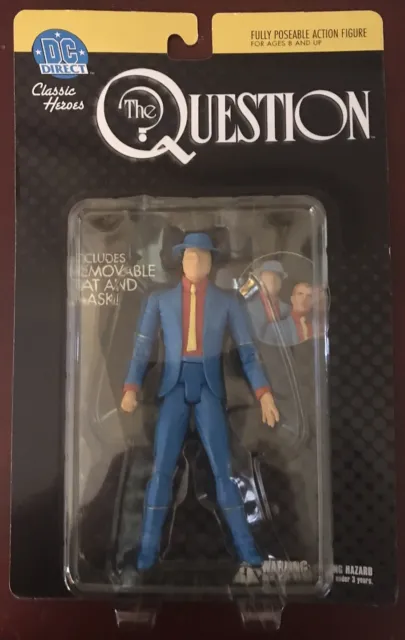 The QUESTION DC Direct Classic Heroes New Sealed 2002 Comics 6” Action Figure