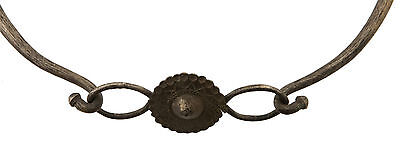 Torque Ethnique Hansuli Tharu Tamang Collier metal du Népal Ancien Tibet 3517 3
