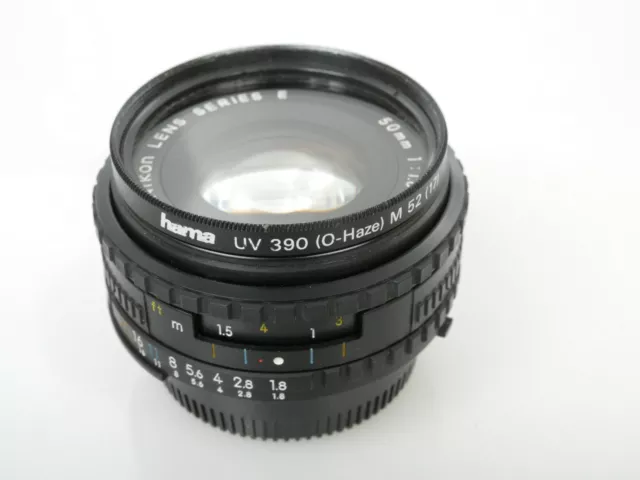 Nikon Lens Series E 1,8/50 50mm 1:1,8 Ai-S Pancake TOP Near Mint and Glas clean
