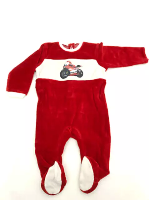 Strampler Chenille Newborn Overall IN Ducati 12 Monaten Original