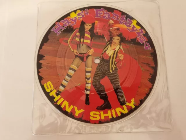 7" Single Haysi Fantayzee - Shiny shiny Vinyl UK PICTURE DISC