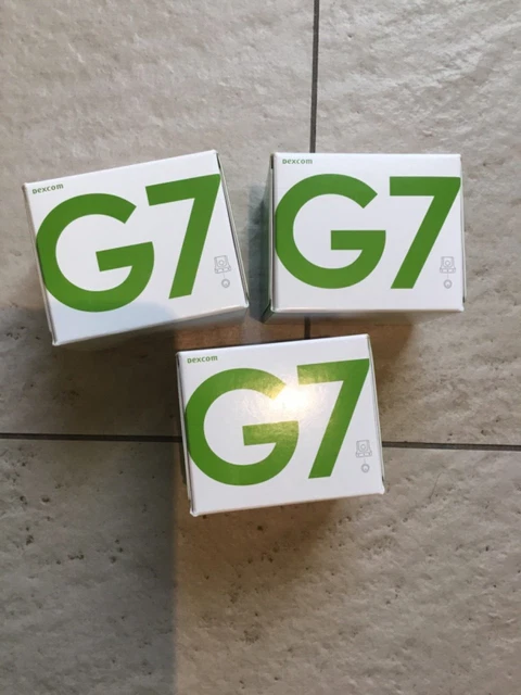 Sensores Dexcom G7 (3 unidades) MHD 31.12.2023