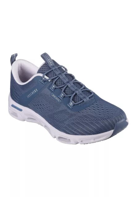 Skechers GLIDE-STEP GRAFITY Damen Sneakers Vegan 104601 SLT Blau